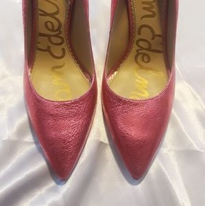 Sam Edelman Pink Metallic Heels
